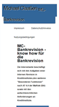 Mobile Screenshot of mc-bankrevision.de